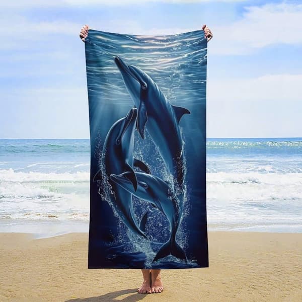 Bomclap Giant Hurtigtørrende Mikrofiber Strandlagner 70x140cm - Sandfri, Ultralet til Strand, Rejser, Picnic