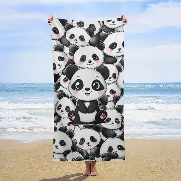Bomclap Kompakt Mikrofiber Strandhåndklæde Overdimensioneret 70x140cm - Sandafvisende, Hurtigtørrende til Pool, Camping, Picnic