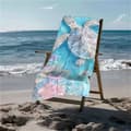 Miniatyrbillede 6 af 6: Bomclap Ekstra Stort Hurtigtørrende Mikrofiberhåndklæde 70x140cm - Sandfri, Kompakt til Strand, Pool, Udendørs