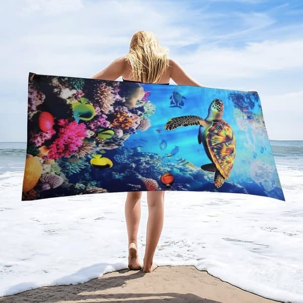Bomclap Ylisuuri Nopeasti Kuivuva Hiekaton Mikrokuitupyyhe 70x140cm - Kevyt rannalle, matkalle, retkeilyyn