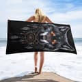Miniatyrbild 3 av 6: Bomclap Ultralätt Sandmotståndskraftig Tälj 70x140cm - Snabbtorkande, Kompakt för Strand, Semester