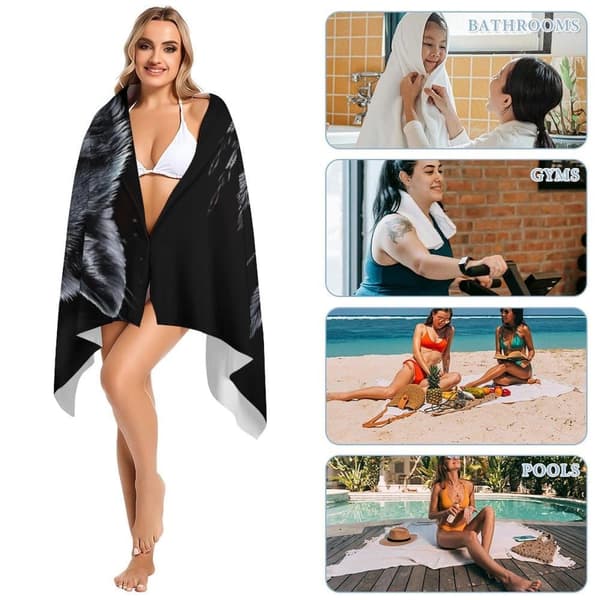 Bomclap Ultralätt Sandmotståndskraftig Tälj 70x140cm - Snabbtorkande, Kompakt för Strand, Semester