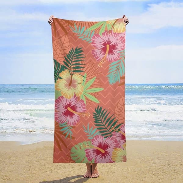 Bomclap Mikrofiber Sandfria Strandlakan - Snabbtorkande, 70x140cm Stora Tunna Filten för Kryssning, Resa - Roliga Prints