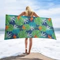 Miniatyrbillede 5 af 6: Bomclap Hurtigtørrende Tynde Strandlagner - 70x140cm Sandfri Mikrofiber, Kompakt til Pool, Krydstogt - Sjov for Børn Voksne