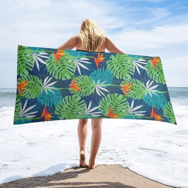 Bomclap Hurtigtørrende Tynde Strandlagner - 70x140cm Sandfri Mikrofiber, Kompakt til Pool, Krydstogt - Sjov for Børn Voksne