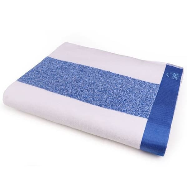 Strandhandduk - CASA BENETTON - 90x160 CM - 100% bomull - 450 g/m2 - Exceptionell mjukhet