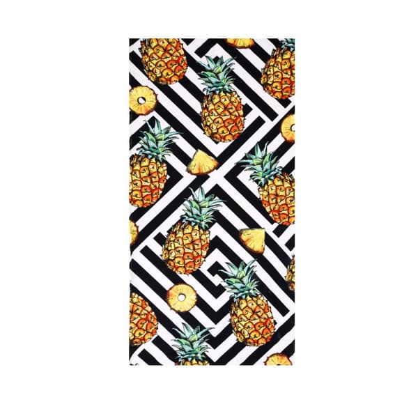 OBOSOE Ananas mikrofiber strandlakan – 80×130CM överdimensionerad, mjuk/tunna. Snabbtorkning, sandfria, streckad. Idealisk gåva till kvinnor/vuxna