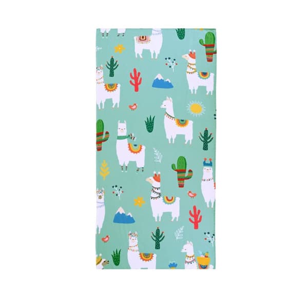 OBOSOE Lama-alpaca-kaktus rannatörkinen – Mikrofibra, nopea kuiv, hiekkaton. 80×130CM suuri, pehmeä/lievä. Adorable, parhaat lahjat naisille/lapsille