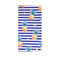 Miniatyrbillede 1 af 5: OBOSOE Overdim Stretched Ananas Beach Sheet – 80×130CM tynd mikrofiber, superabsorberende. Hurtigtørrende, sandfri