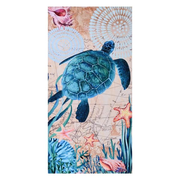 OBOSOE Merensulka rannatörkinen – 80×130CM suuri, mikrofibra. Ohut/lievä, nopea kuiv, hiekkaton. Uima/allas/joga. Parhaat lahjat kaikille