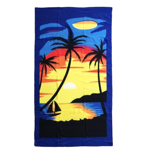 OBOSOE mikrokuituinen rantapyyhe – Pakattava perheen rantapyyhe. Nopeasti kuivuva, kevyt, superimukykyinen. Ranta/uima-allas/leirintäalue. 80×130CM