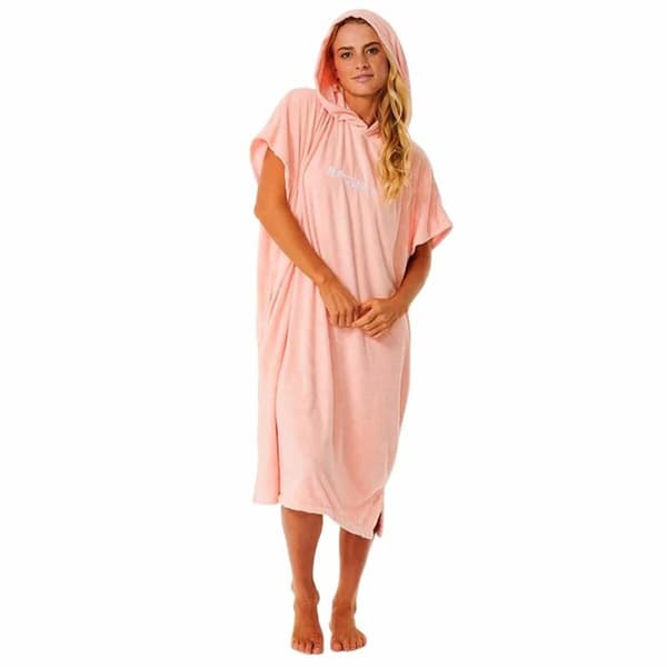 Poncho-håndklæde med Hætte Rip Curl Classic Surf Laksefarvet