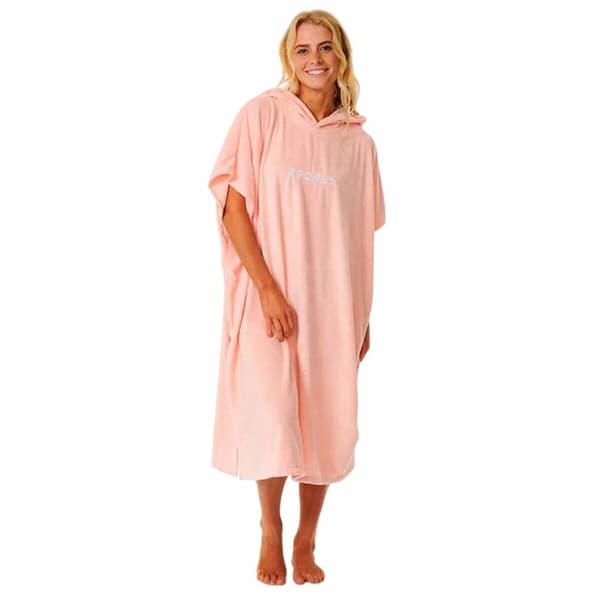 Poncho-håndklæde med Hætte Rip Curl Classic Surf Laksefarvet