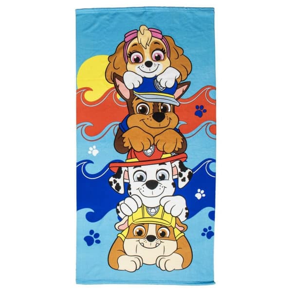 Strandhåndklæde The Paw Patrol Blå 20 x 35 x 4 cm 3 Dele