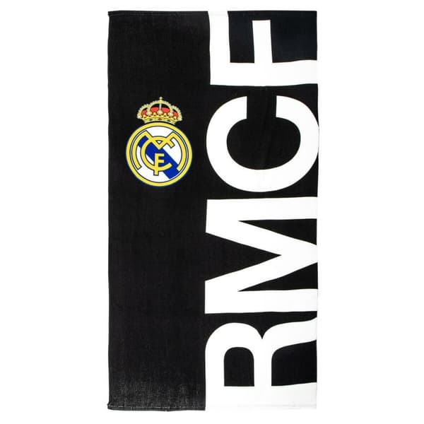 Strandhåndklæde Real Madrid C.F. Sort