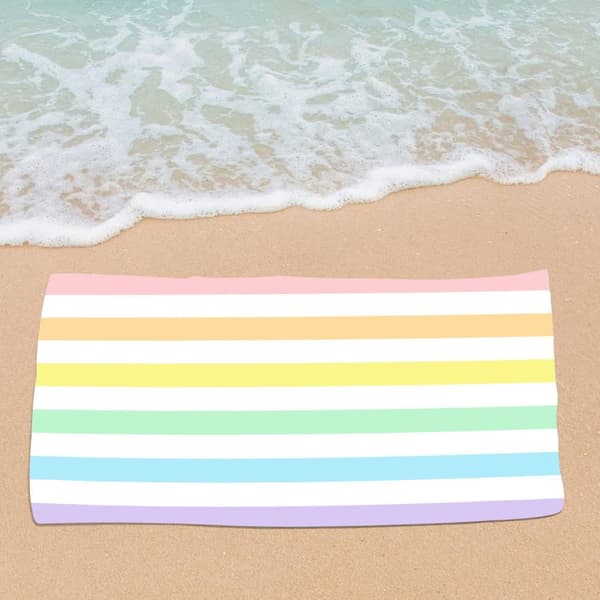 Lollanda Microfiber dobbeltsidet strandhåndklæde – bærbart, hurtigtørrende og absorberende strandhåndklæde
