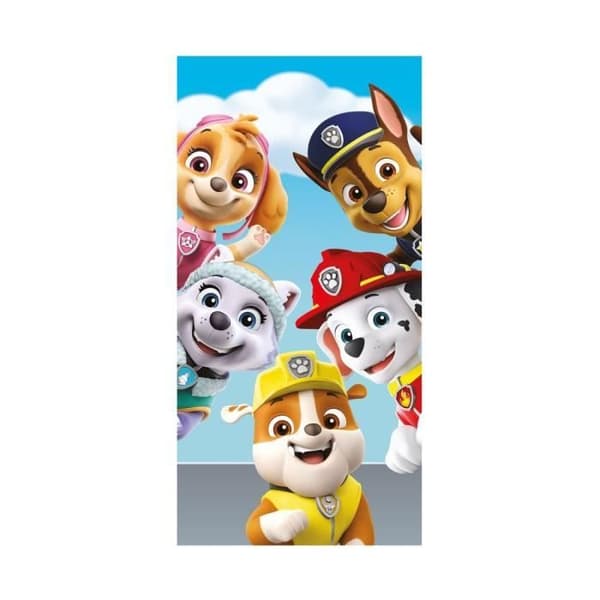 Handduk i 100 % bomull med Paw Patrol-tecken