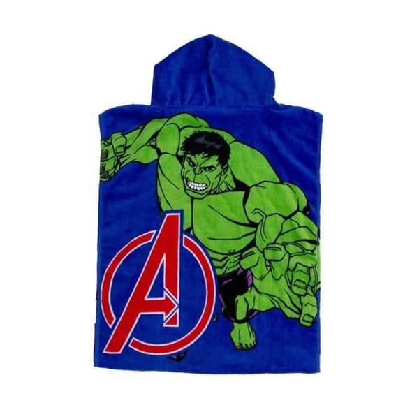 Poncho med huva i badhandduk Marvel Avengers Let's Go