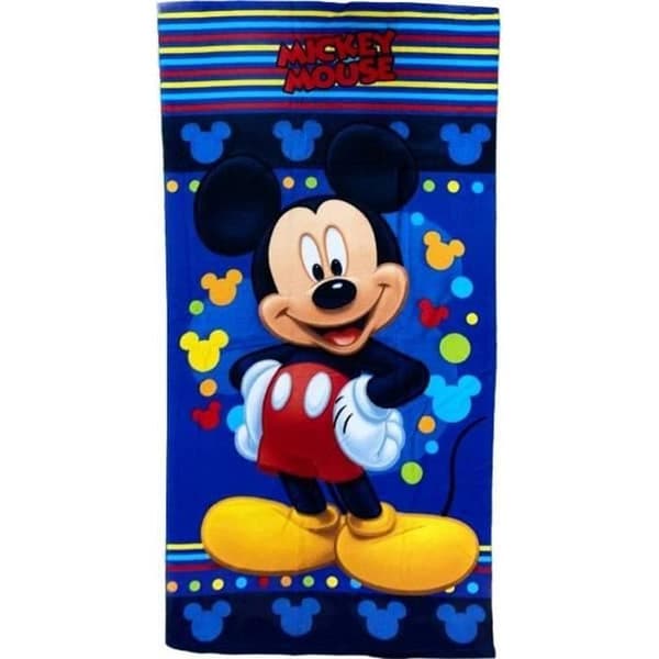 MICKEY DISNEY BADHANDDUK-STRANDHANDDUK 70X140 CM.