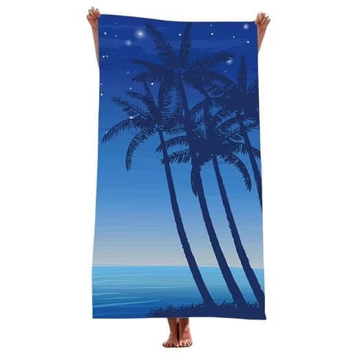 Lollanda XXL Mikrokuituinen Rantapyyhe 70x140 cm, Rantapyyhe / Rantapyyhe, Mikrokuituinen Rantapyyhe - Nopeasti kuivuva ja kevyt
