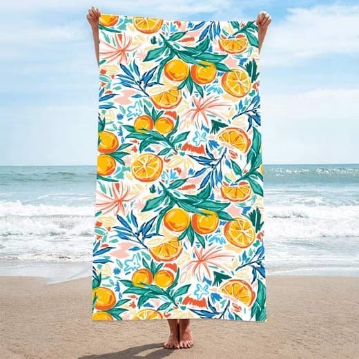 Lollanda XXL Mikrokuituinen Rantapyyhe 70x140 cm, Rantapyyhe / Rantapyyhe, Mikrokuituinen Rantapyyhe - Nopeasti kuivuva ja kevyt