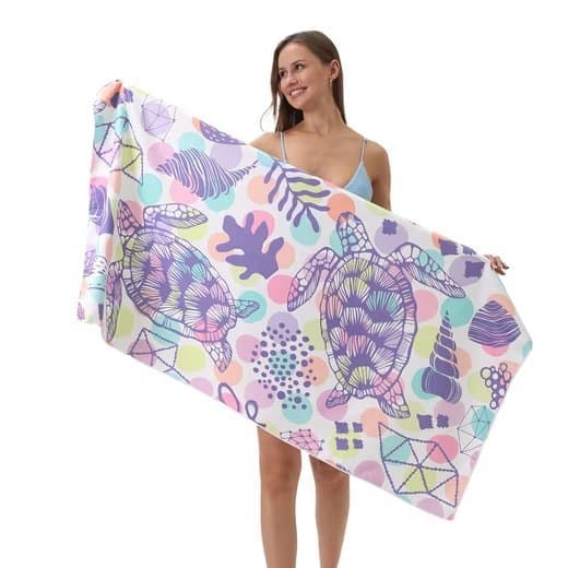 Lollanda XXL Mikrokuituinen Rantapyyhe 70x140 cm, Rantapyyhe / Rantapyyhe, Mikrokuituinen Rantapyyhe - Nopeasti kuivuva ja kevyt