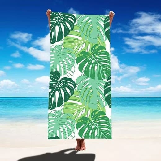 Lollanda Mikrofiberhåndklæde, Strandhåndklæde 180x81 cm – Superabsorberende, Strand, Hurtigtørrende, Bærbar, Vaskbar