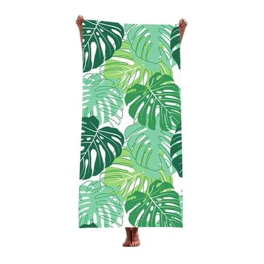Lollanda Mikrofiberhåndklæde, Strandhåndklæde 180x81 cm – Superabsorberende, Strand, Hurtigtørrende, Bærbar, Vaskbar