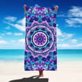 Miniatyrbillede 5 af 6: Lollanda Mikrofiberhåndklæde, Strandhåndklæde 180x81 cm – Superabsorberende, Strand, Hurtigtørrende, Bærbar, Vaskbar