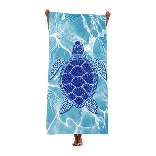 Lollanda Mikrofiberhåndklæde, Strandhåndklæde 180x81 cm – Superabsorberende, Strand, Hurtigtørrende, Bærbar, Vaskbar