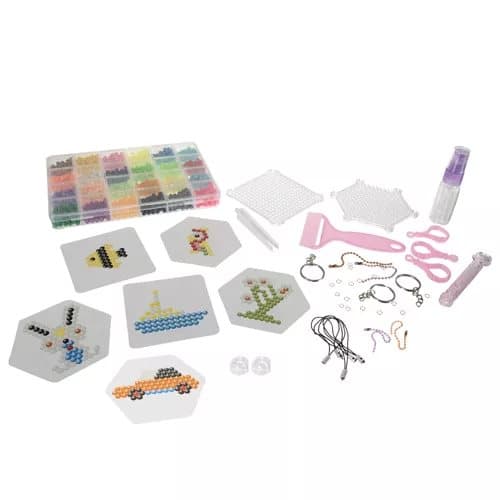 Perlesettet 2800 perler og perleplater håndverk