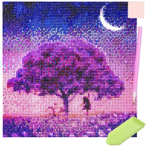 Diamond Painting – Diamanttavla | Flicka Under Träd 25 cm