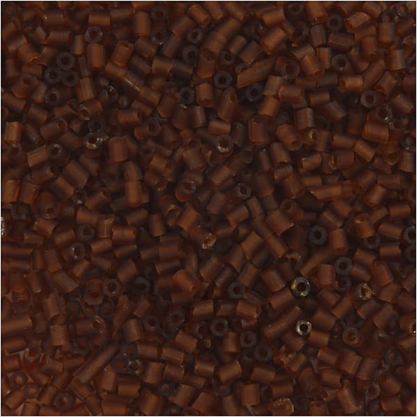 Seed Beads - 15/0 - dia. 1,7 mm - Brun - 2-cut - 500g