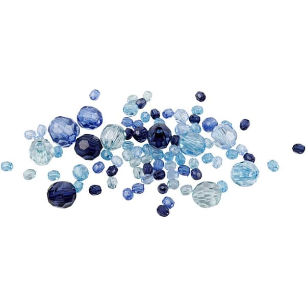Harmoni Facettmix - ca 860 st Blå - 250 gram