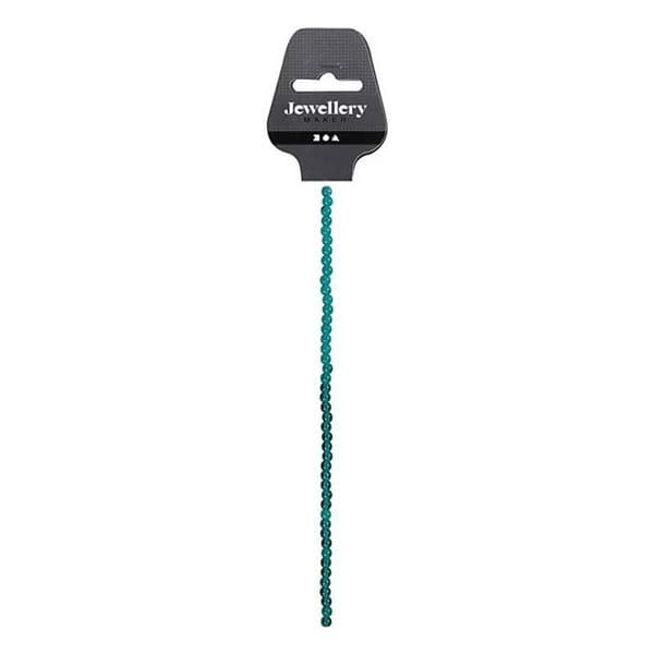 Glaskulor - Blandad - 4 mm - Grön transparent - 45 st - Runda