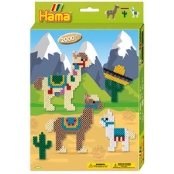 Leksak - HAMA - Alpaca strykpärlor - Presentförpackning - Flerfärgad