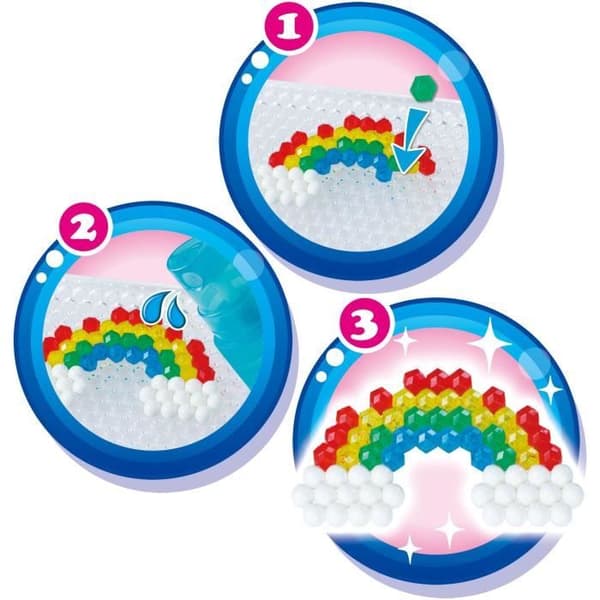 Kreativ fritid - AQUABEADS - Sagapåfyllning - Pärlor som fastnar i vatten