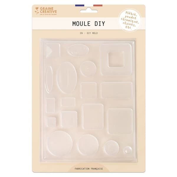 Form för resin - DTM - modell nr 3 - 17 x 22 cm - hög precision - flexibel