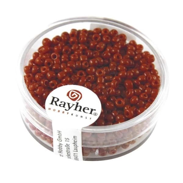 RAYHER Rocailles 2mm Ø Röd