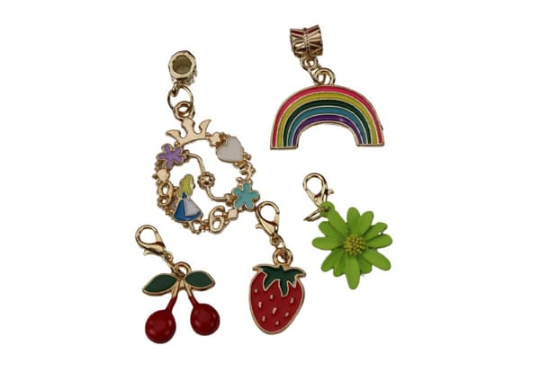 DIY smykkefremstillingssæt perler vedhæng æske 1267 styk.