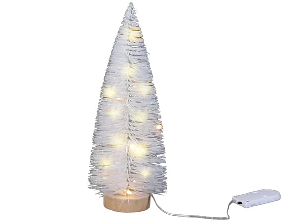 Dekorativ julgran Vit julbelysning Juldekoration