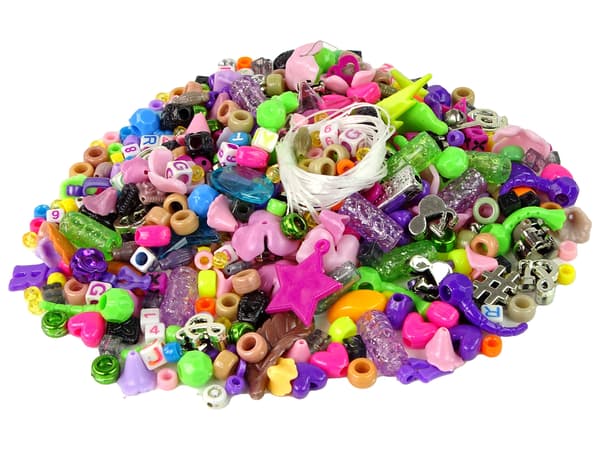 Sæt med farverige perler DIY smykker