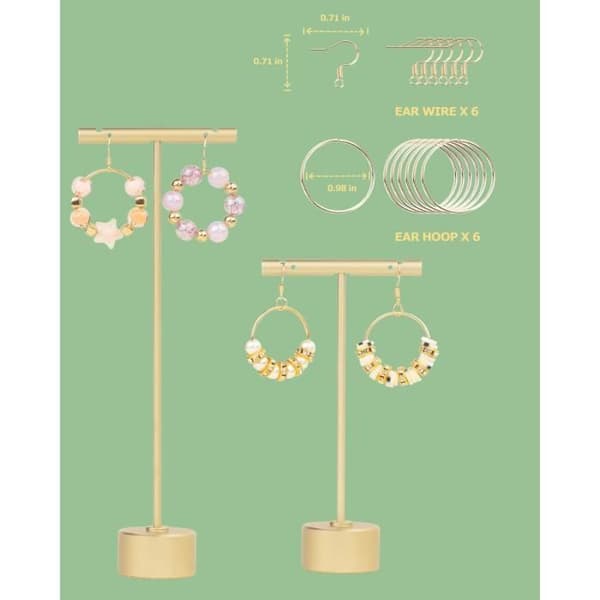 6 mm mjuka keramikpärlor, färgglada runda pärlor, dekorationsset, pärltillbehör