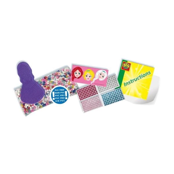 SES CREATIVE Princesses strykpärlsats med diamanter