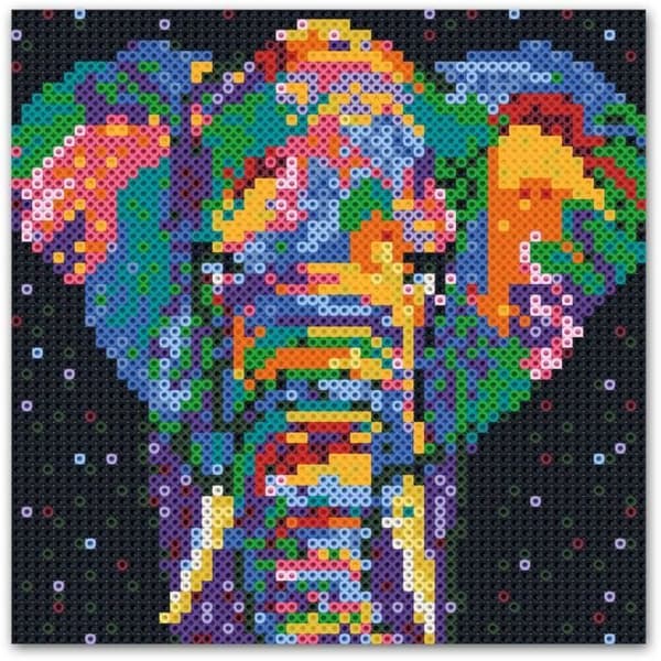 SES CREATIVE - Beedz Art - Fancy Elephant Ironing Bead Kit 5000