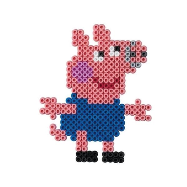 Strykpärlset - HAMA - Peppa Pig - 4000 pärlor - Blå - Blandat