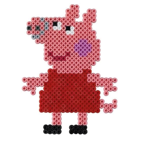 Strykpärlset - HAMA - Peppa Pig - 4000 pärlor - Blå - Blandat