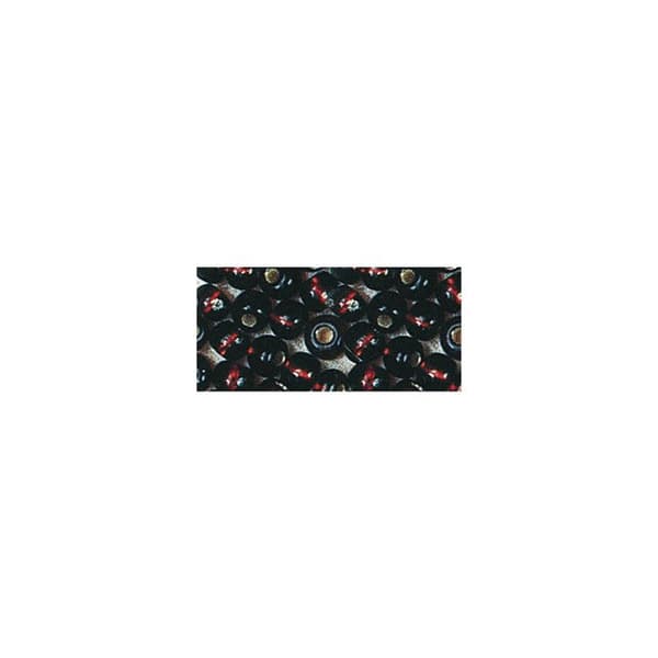 Perle rocaille silverpläterad brun Ø2,6mm 16 g