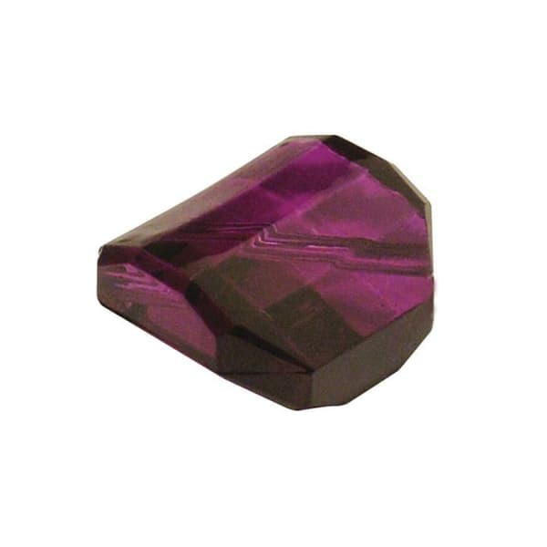 Akrilpärla - Rayher - Fuchsia - Fasetterad kub - 20 x 20 mm - 1 styck