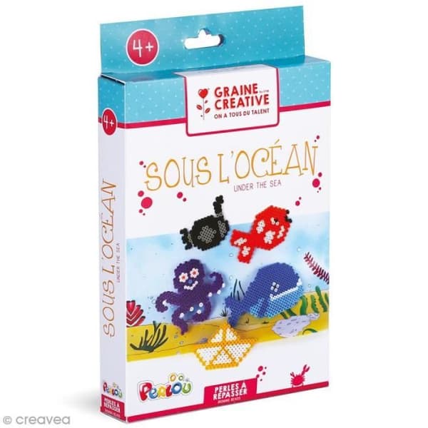 Strykpärlor Kit - Under havet - Creative Seed - Creative Toy - Blandat - Från 6 år